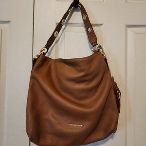 Michael Kors Acorn Leather Bag with Tassel